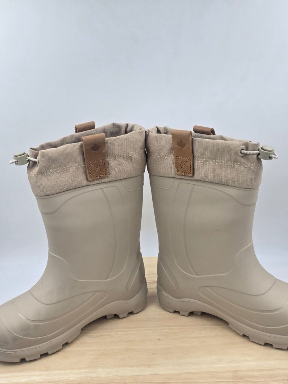 NWT Kamik boys Tundra Jr Fossil Boys Winter Boots sz 1 - Picture 5 of 10